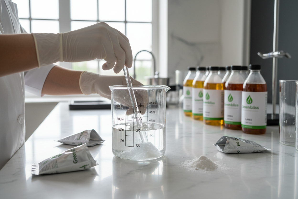 Greenbliss Dishwash Making Process