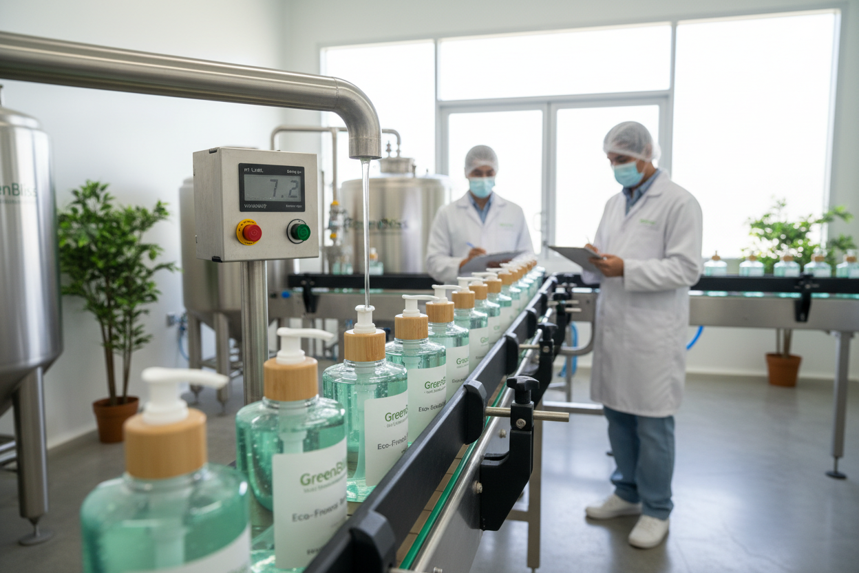 GreenBliss Handwash Production