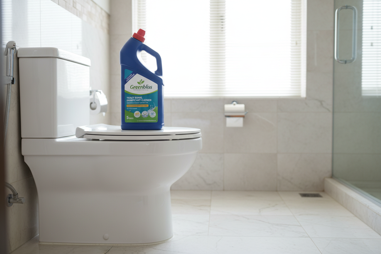 Greenbliss Toilet Cleaner 5 liter in modern bathroom