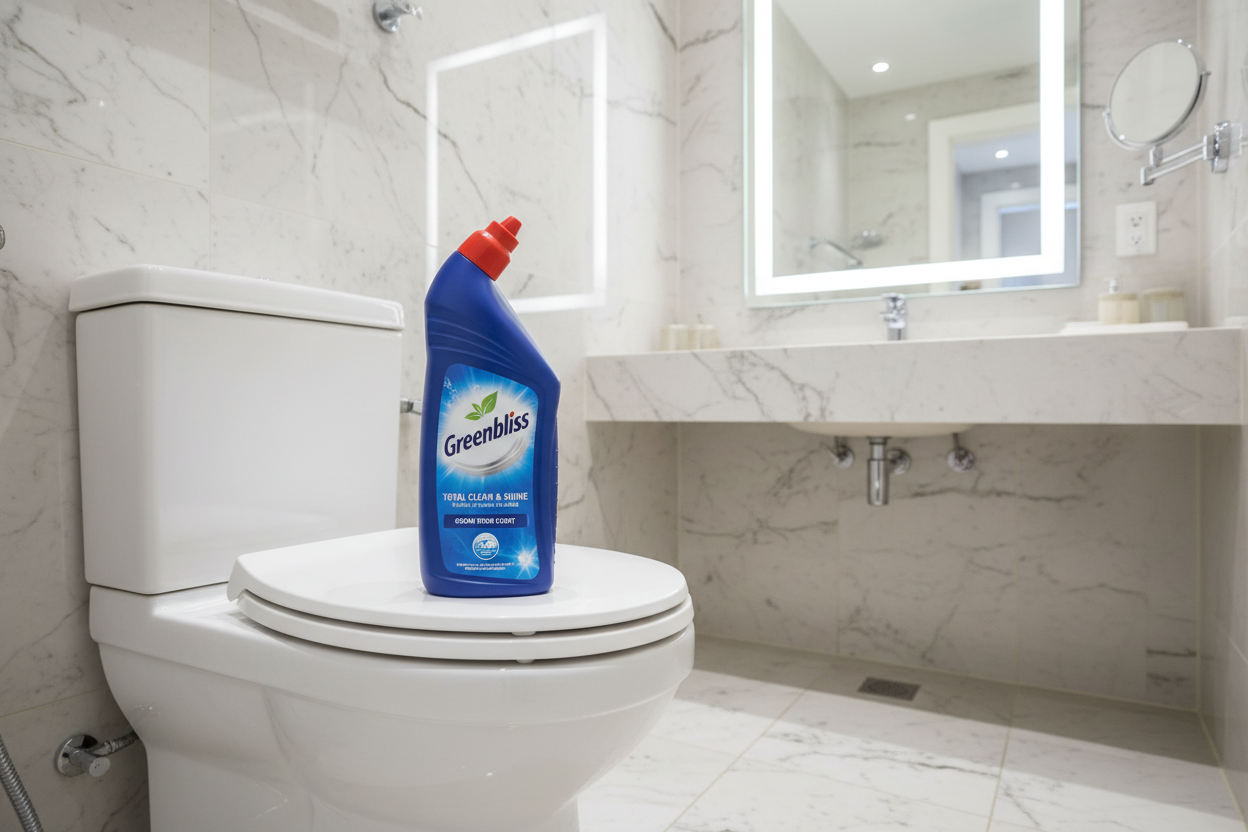 Greenbliss Toilet Cleaner in luxury bathroom